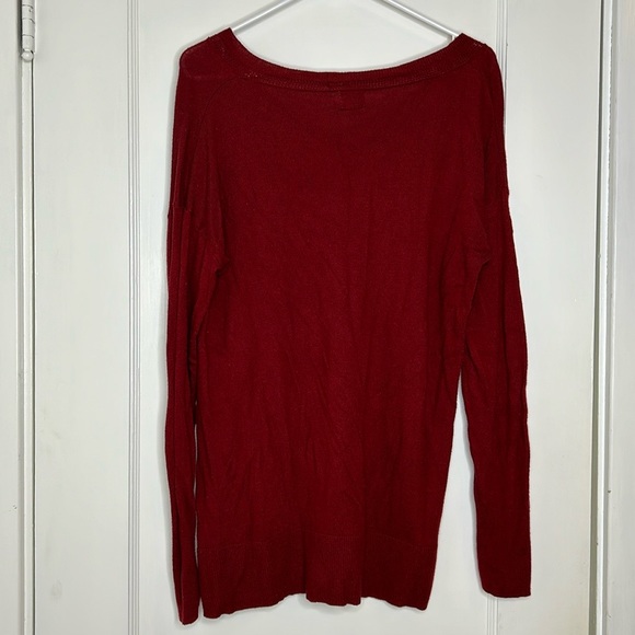 A New Day Red V-Neck Sweater - Picture 6 of 9